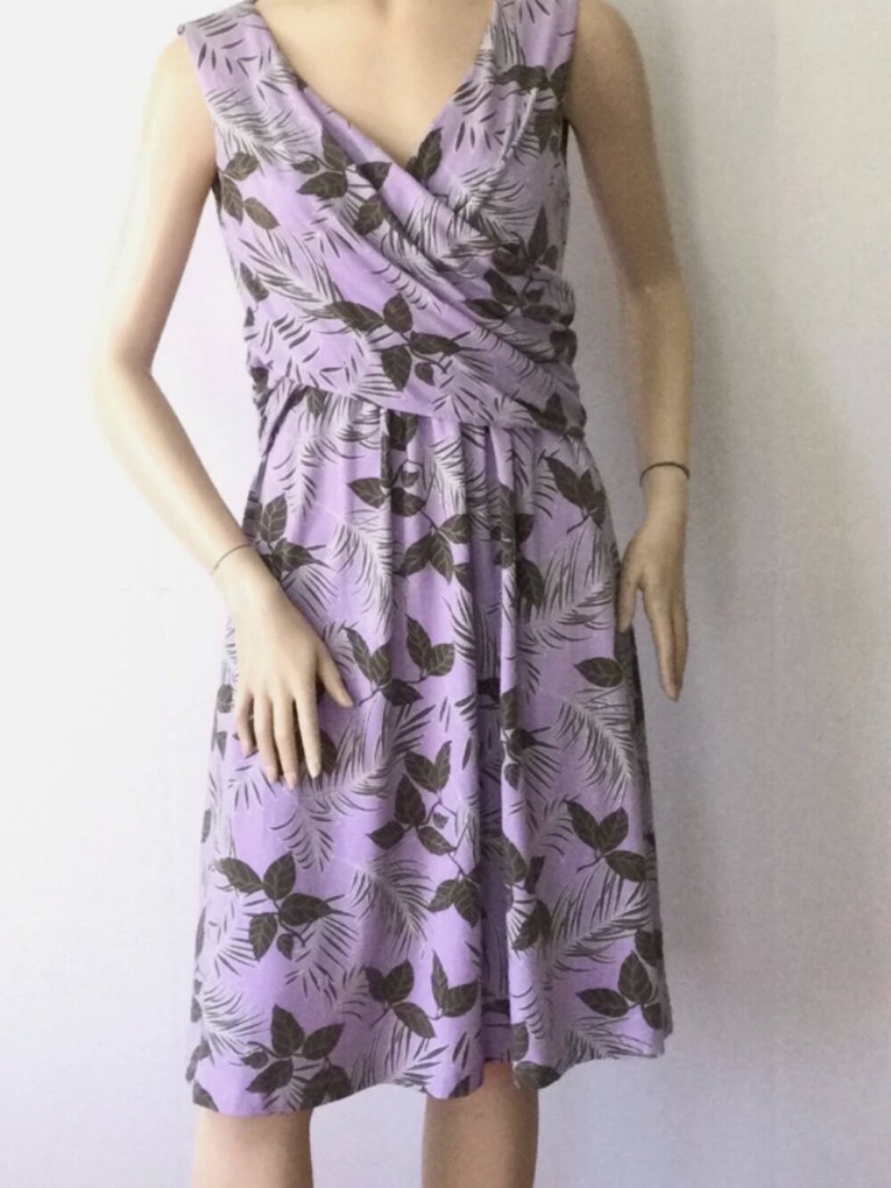 Lands End Women’s Petite Faux Wrap Dress